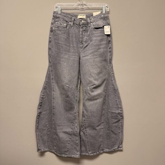 Free People Eden Slouchy Wide Leg Jeans - Picture 3 of 7